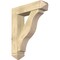 Ekena Millwork Funston Arts and Crafts Rough Sawn Bracket w/ Offset Brace, Douglas Fir, 8"W x 32"D x 40"H BKT0806X32X40FST03RDF - alternate 1